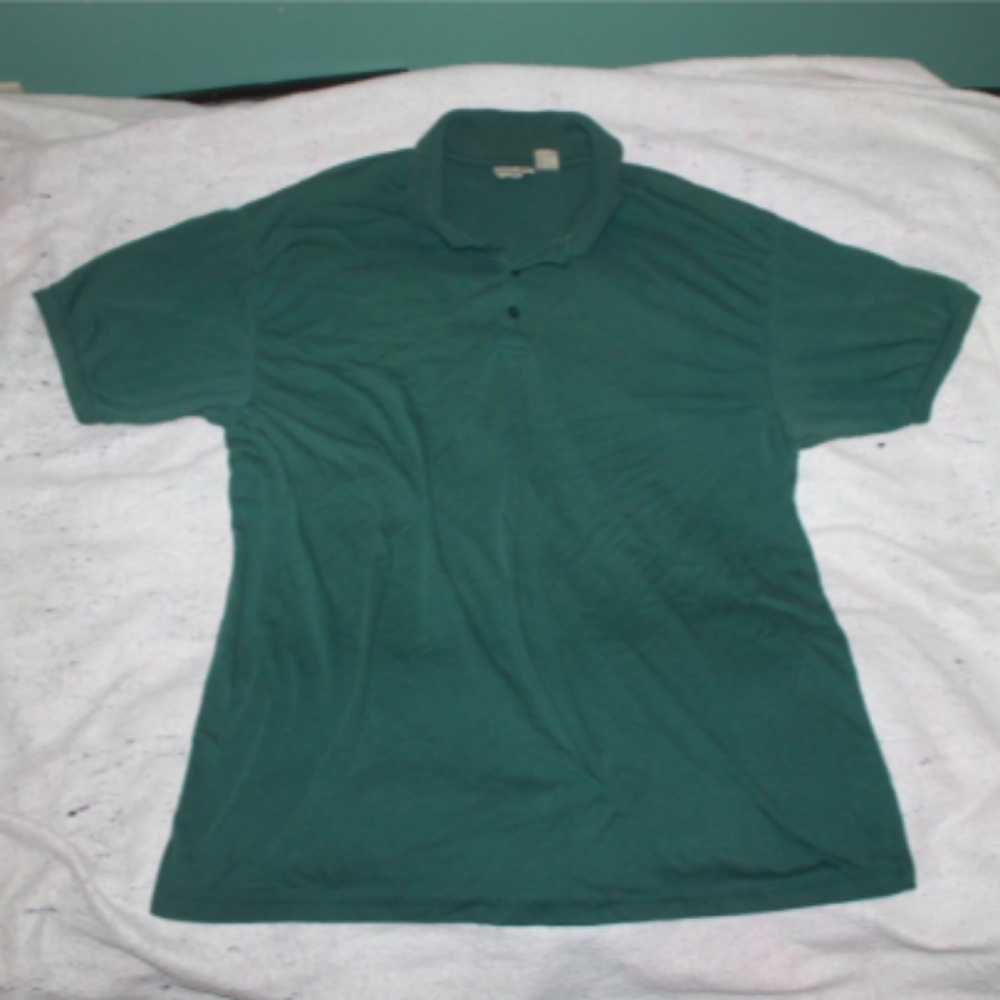 Vintage Crossbow Men's Green Short Sleeve Polo Shirt Size 2XL